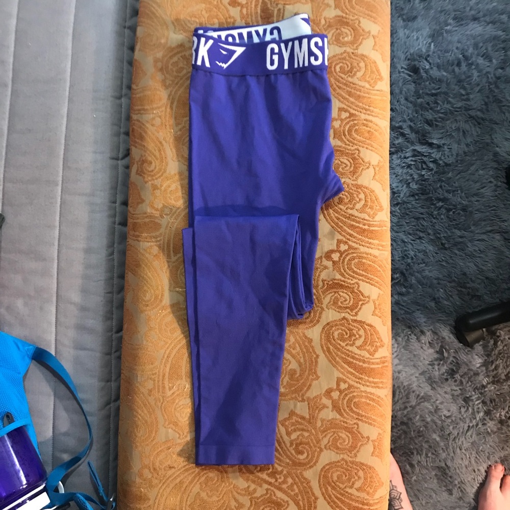 Gym Shark Fit Leggings Indigo/White